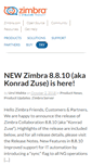 Mobile Screenshot of blog.zimbra.com